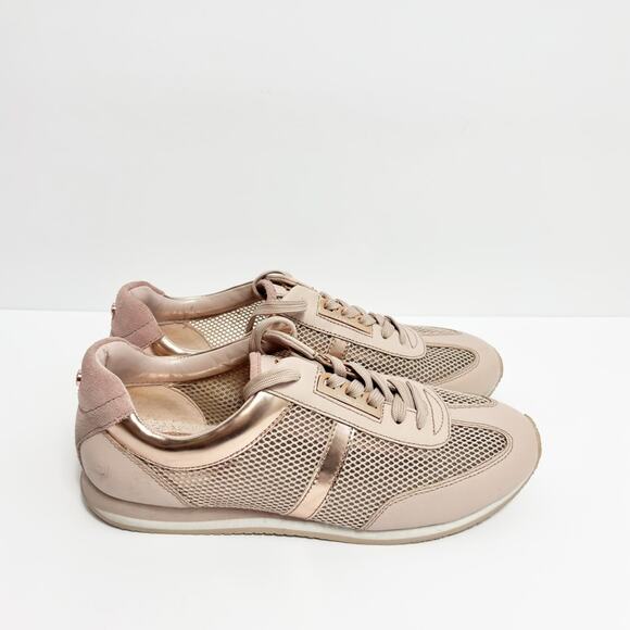 Michael Michael Kors Maggie Trainer Pink Mesh Shoes Size 9.5 - Picture 8 of 9